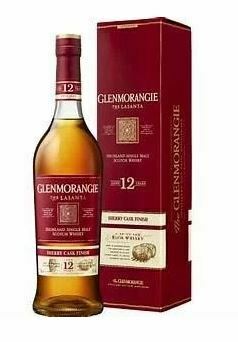Glenmorangie The Lasanta 12 Year Old Sherry Cask Finish Single Malt Whiskey (1x70cl)