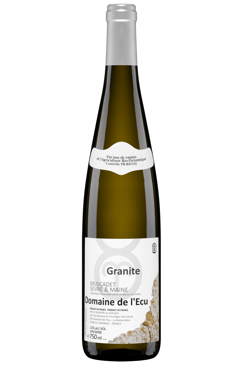 Domaine de l'Ecu Cuvee Granite, Muscadet Sevre & Maine, AOC 2022 (1x75cl)