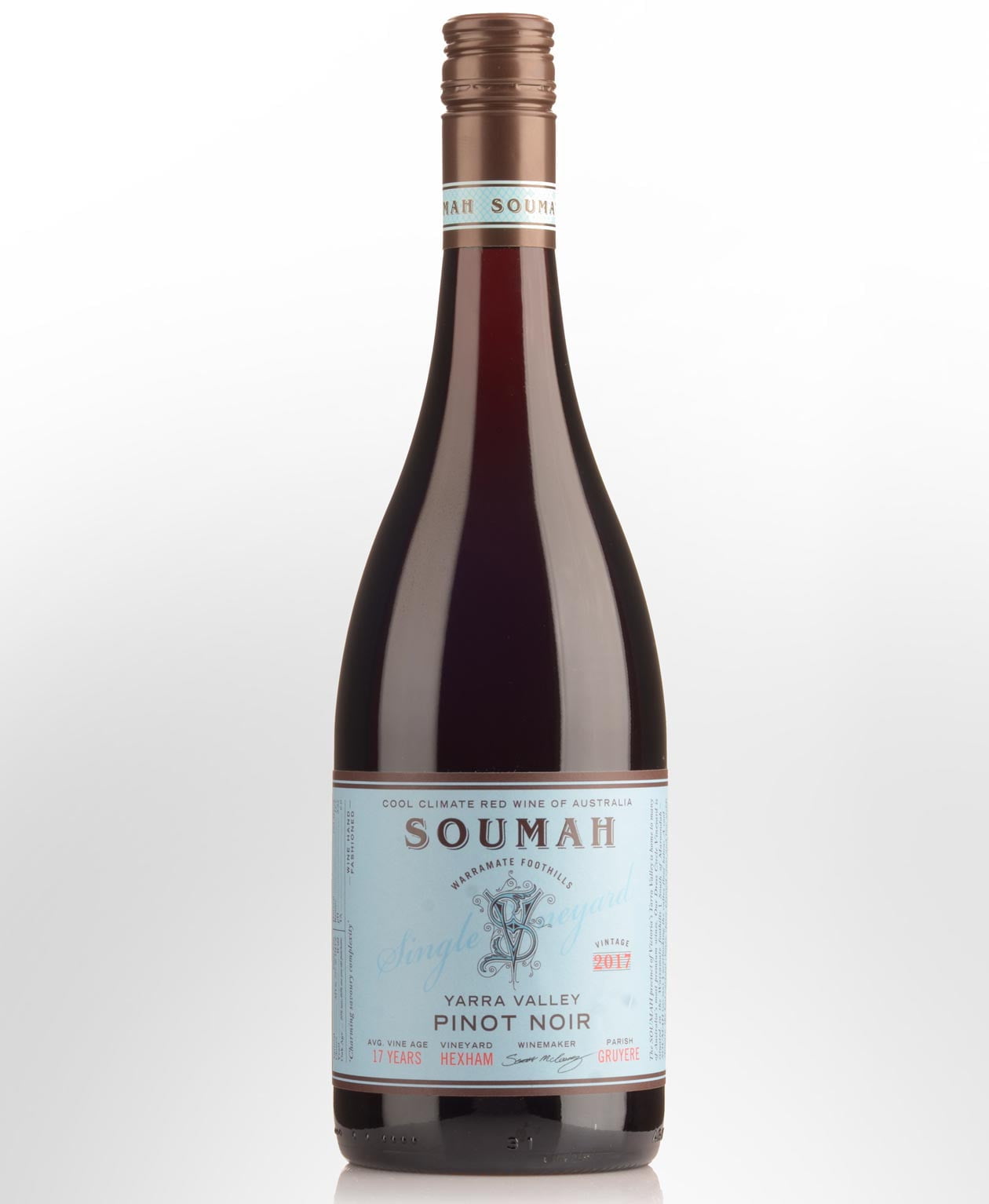 Soumah Single Vineyard Hexham Pinot Noir 2020 (1x75cl)