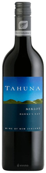 Tahuna Merlot 2019, Hawke's Bay (1x75cl)