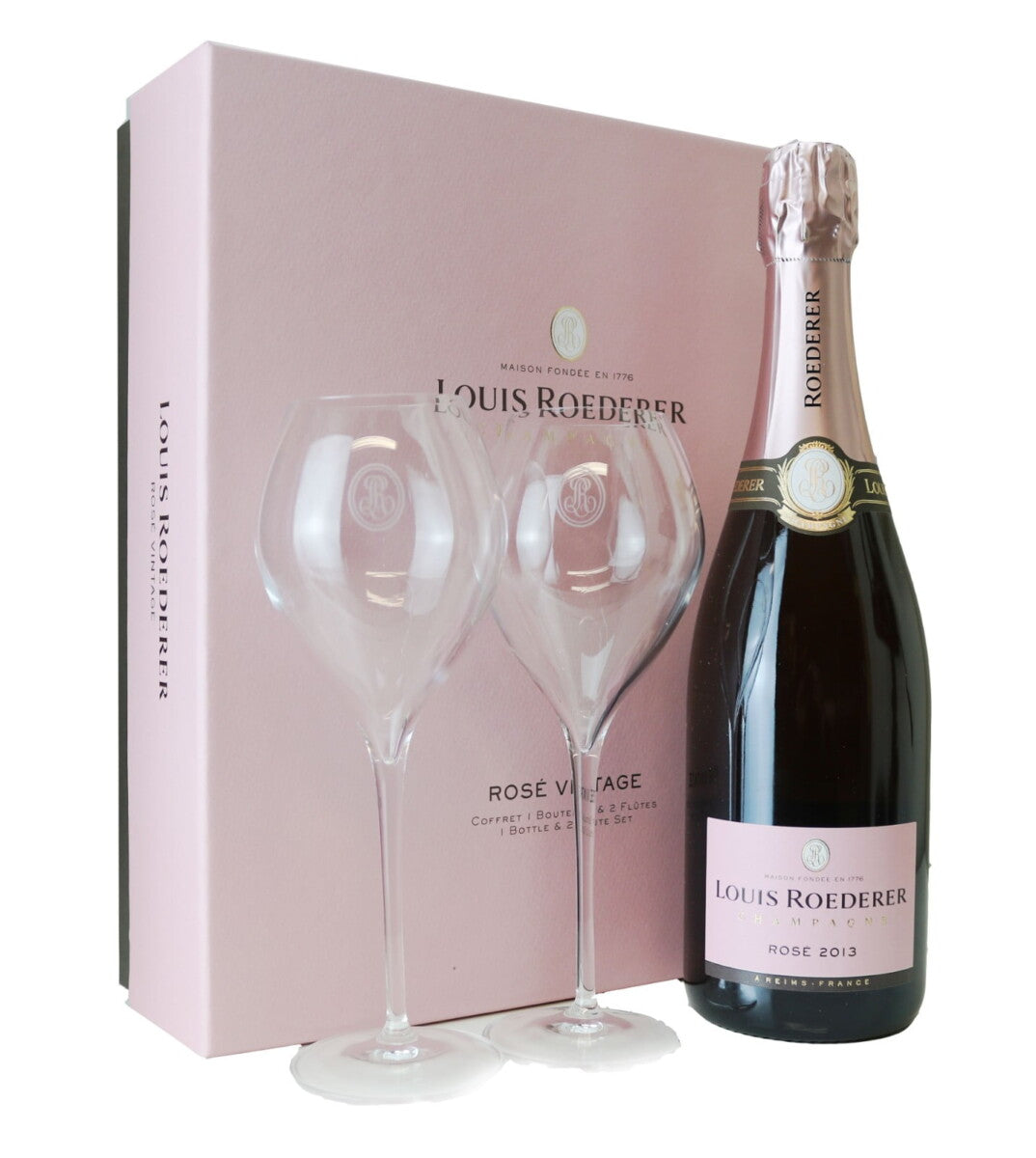 Louis Roederer Brut Vintage Rose 2015 Collection Box (with 2 glasses) (1x75cl)