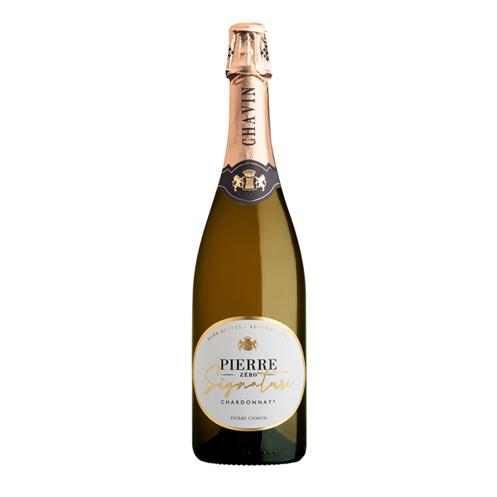 Pierre Chavin Pierre Zero Signature Organic Sparkling Chardonnay NV (1x75cl)