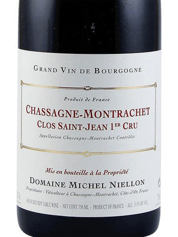 Michel Niellon Chassagne Montrachet 1er Cru Clos St Jean Rouge 2019 (1x75cl)